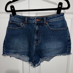 PINK Victoria's Secret Dark Blue Jean Shorts